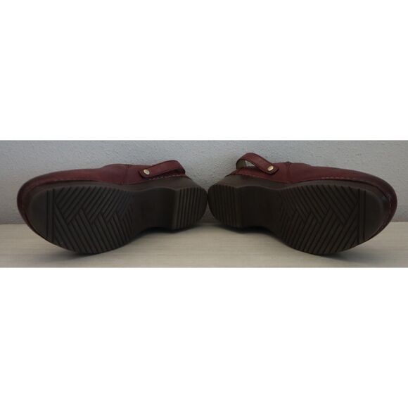 Dansko 9421-257800 Women's Sz 37 US 6.5-7 Ruby Berry Milled Burnished Mules - Picture 4 of 16